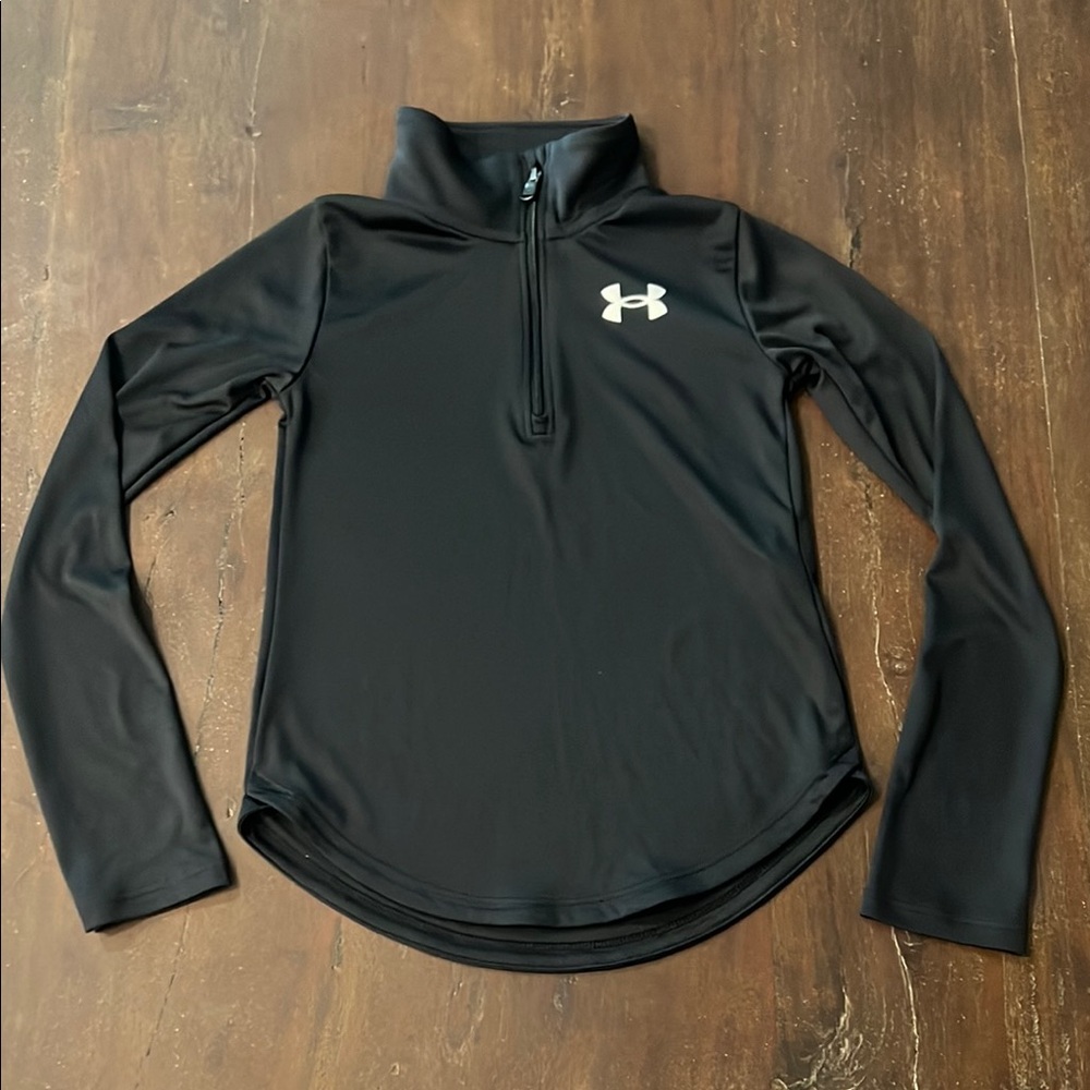 Youth Under Armour Black Performance Pullover